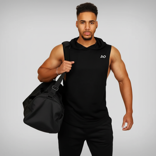 Holding Gym Bag