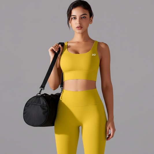 Holding Gym Bag