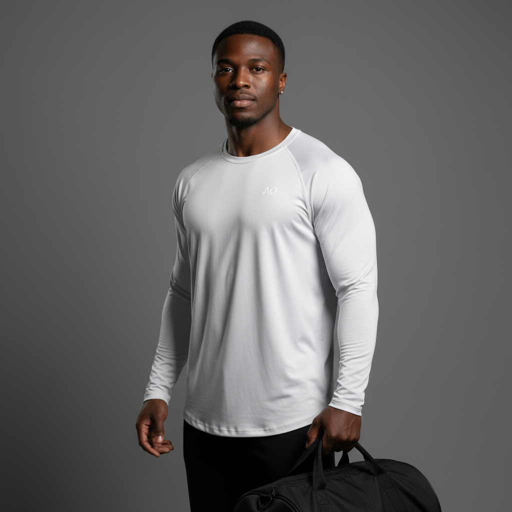 Holding Gym Bag