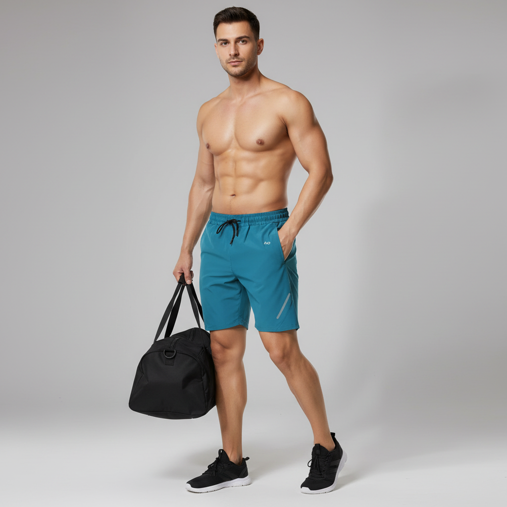 Holding Gym Bag