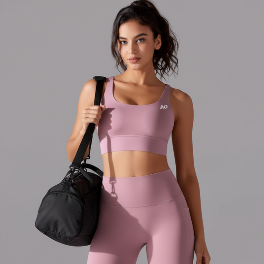 Holding Gym Bag