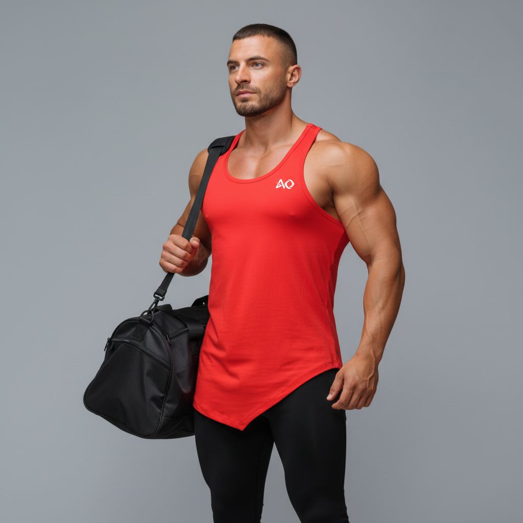 Lifestyle Shot - Model with Gym Bag 1200x1200