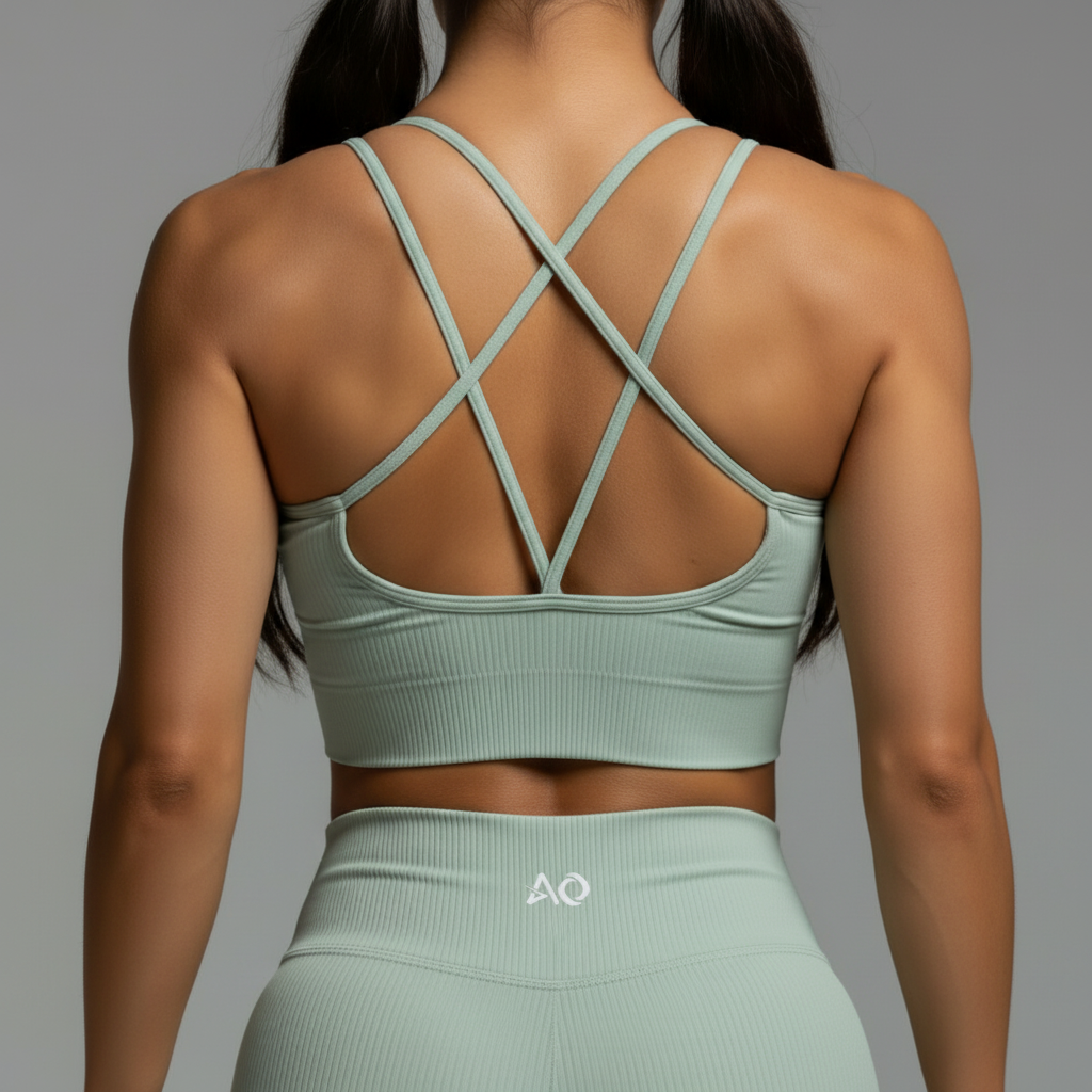 Mint Green Bra and Shorts Logos