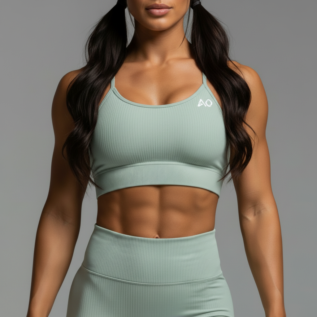 Mint Green Bra Front Detail