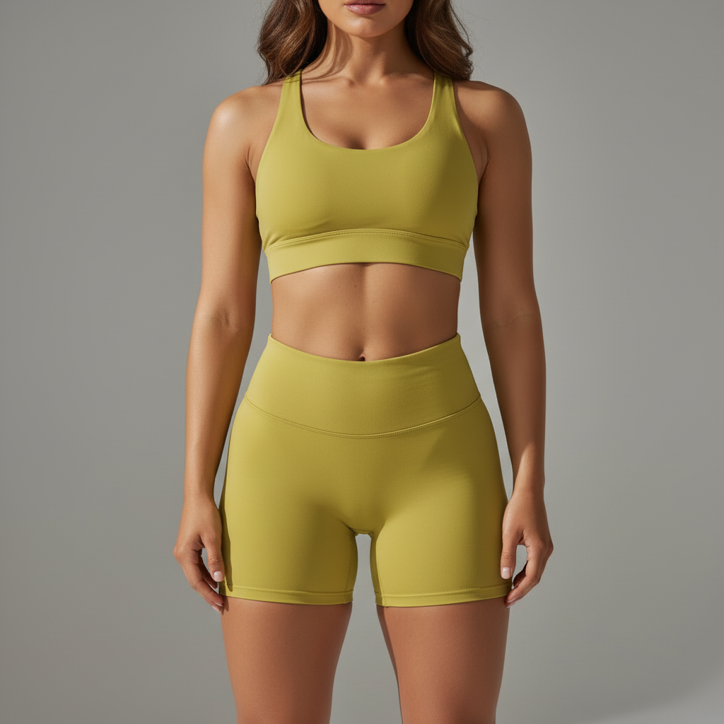 Mustard Yellow Set - Front Waistband Close-Up