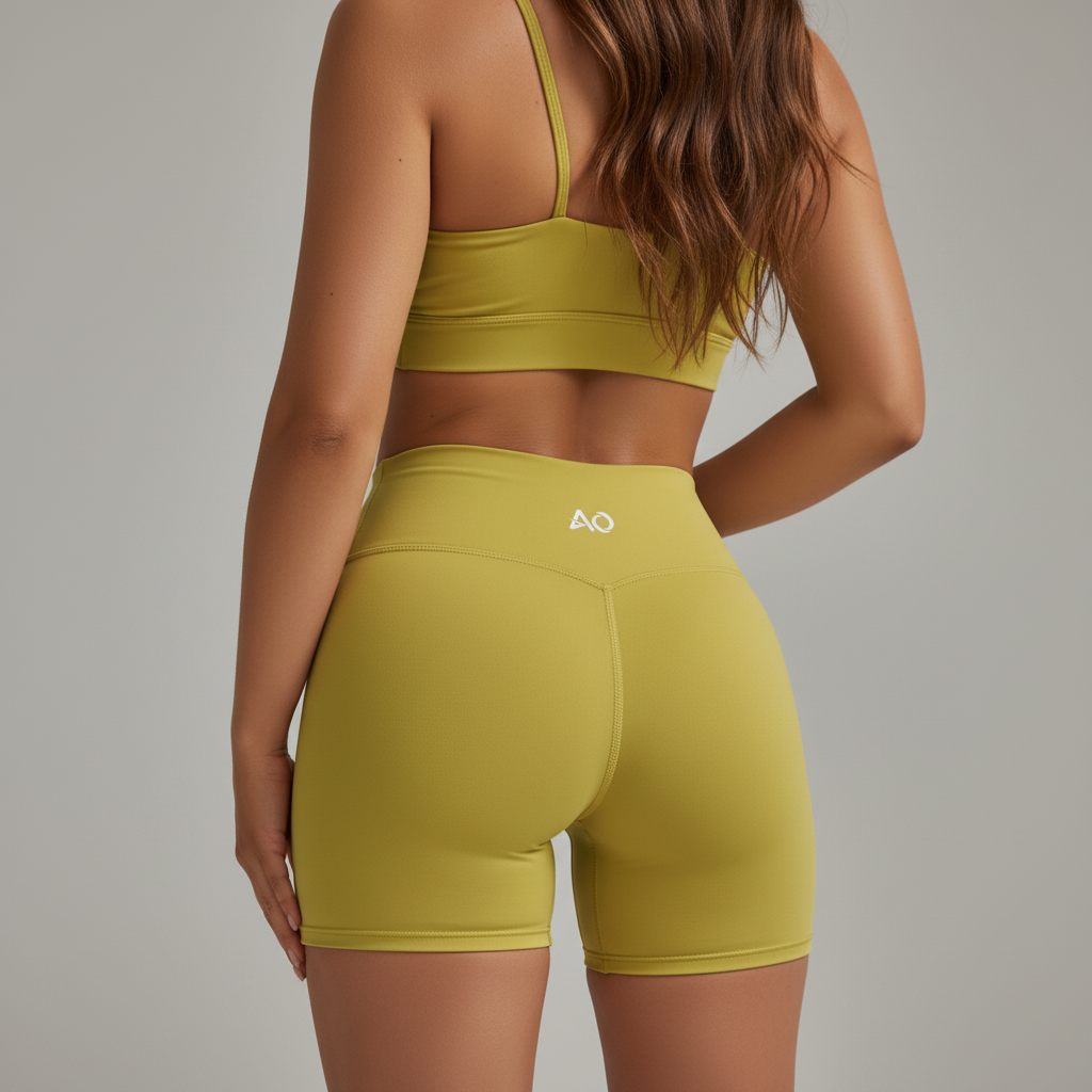 Mustard Yellow Set - Logo Close-Up