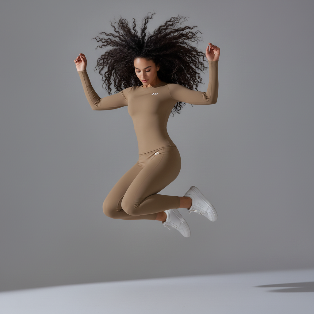 Olive Set - Jumping Pose