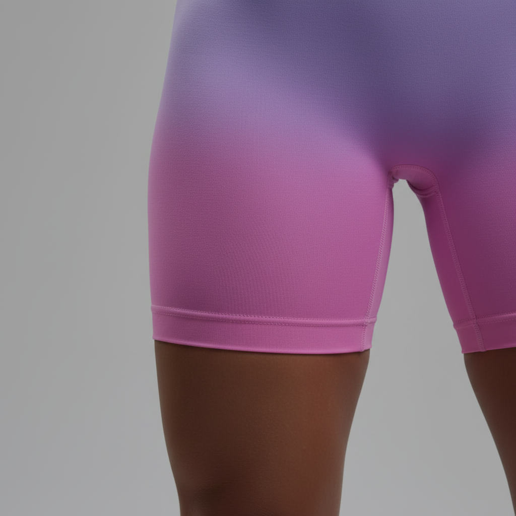 Purple-Pink Gradient Set - Hem Detail