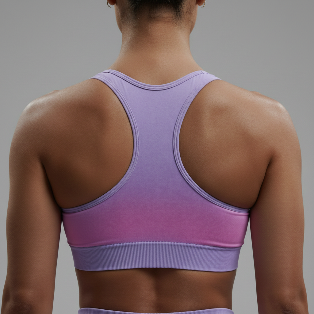 Purple-Pink Gradient Set - Racerback Detail