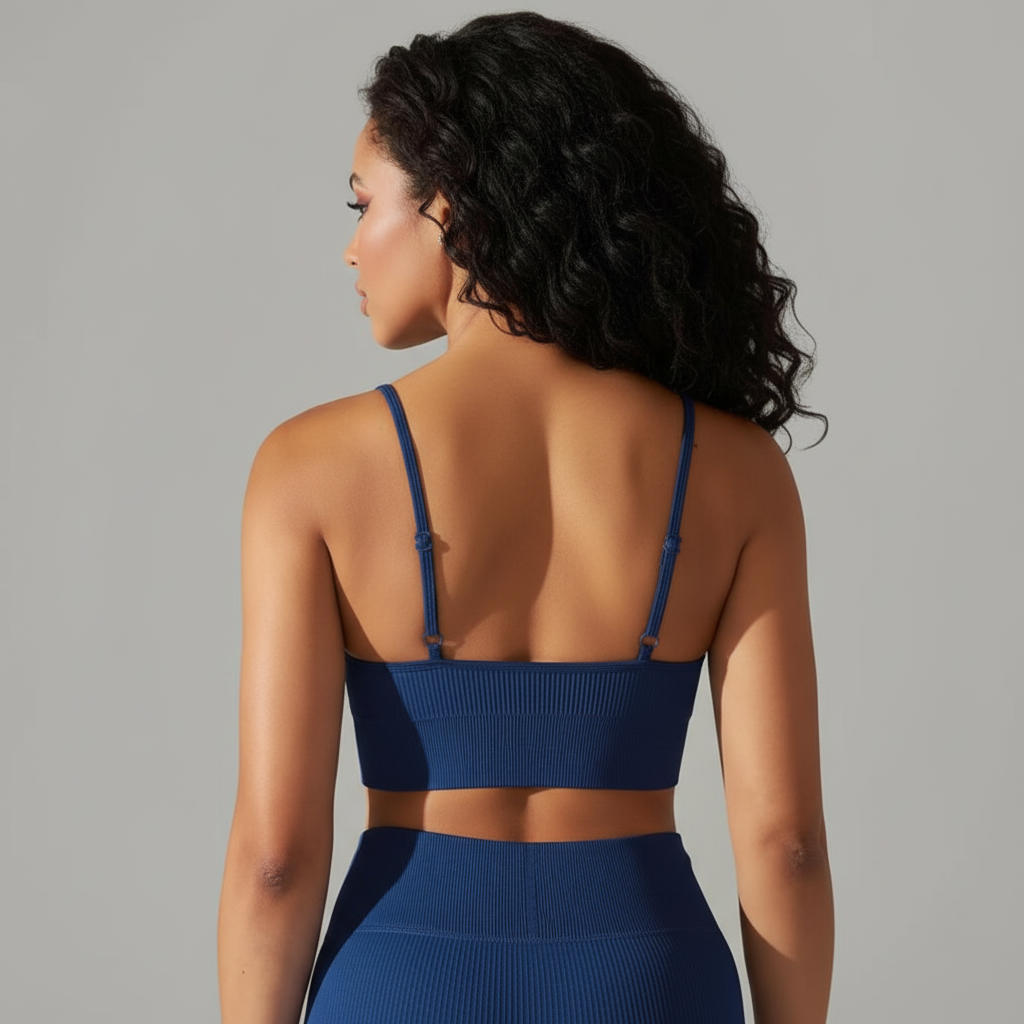 Rear view showing back design