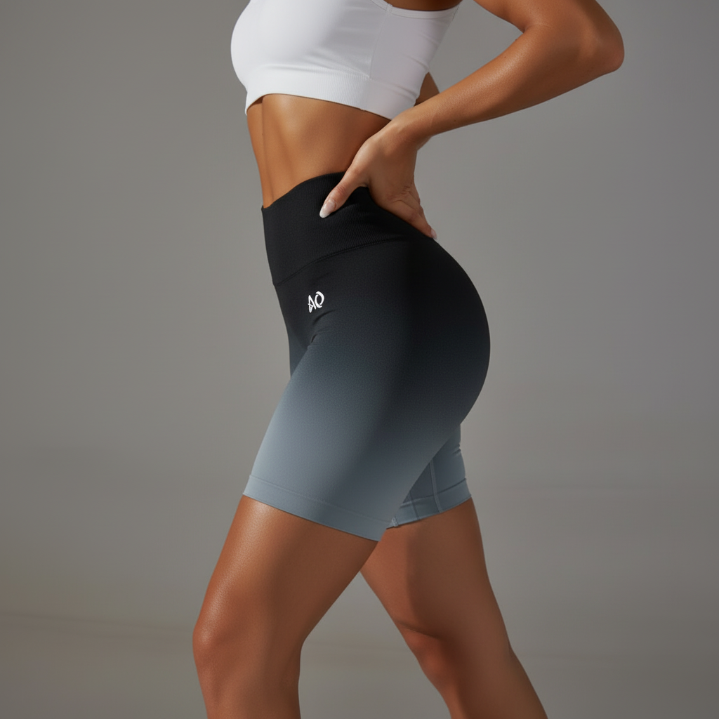 Side angle showing gradient transition