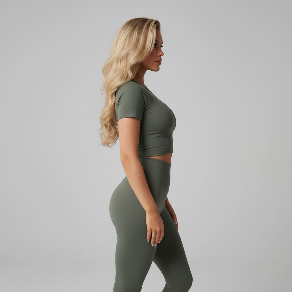 Side profile view