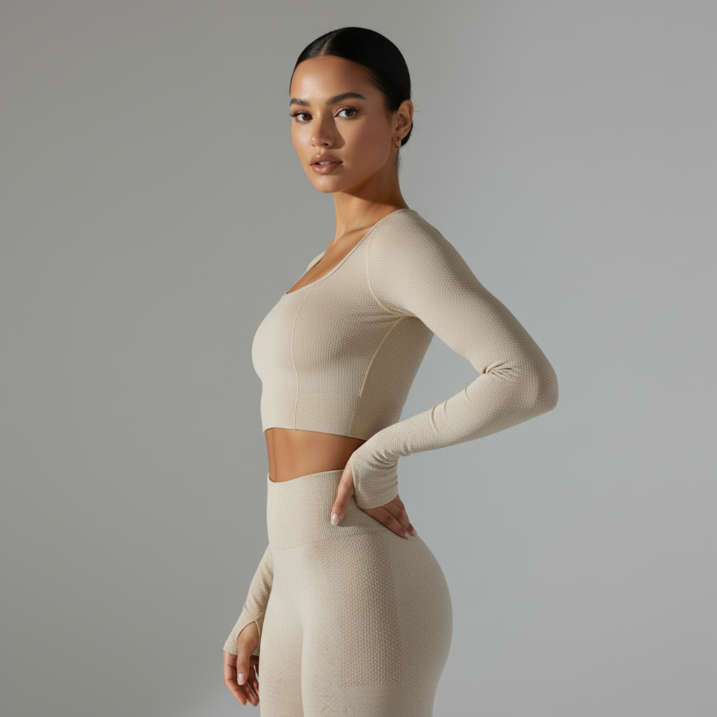 Side profile view