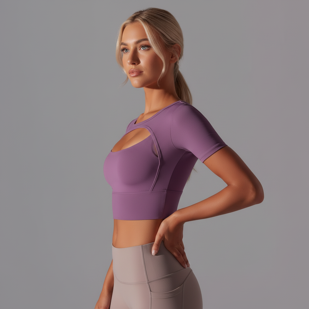 Side profile view