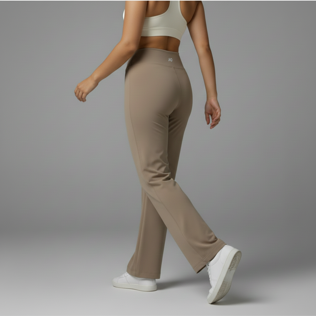 Taupe Joggers Back Pose 2
