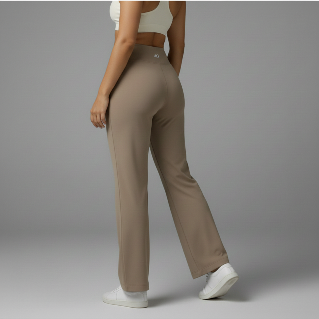 Taupe Joggers Back Pose 5