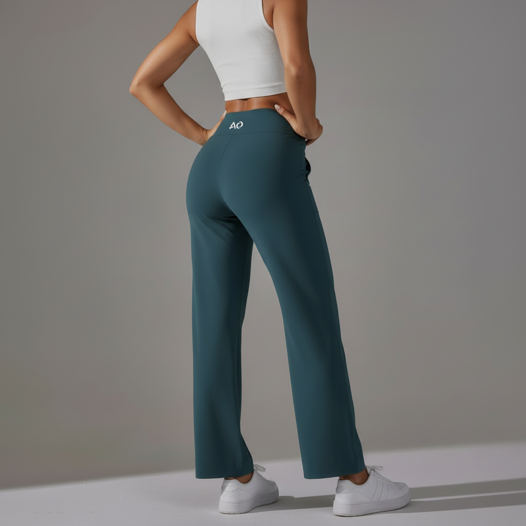 Teal Joggers Curvy 4