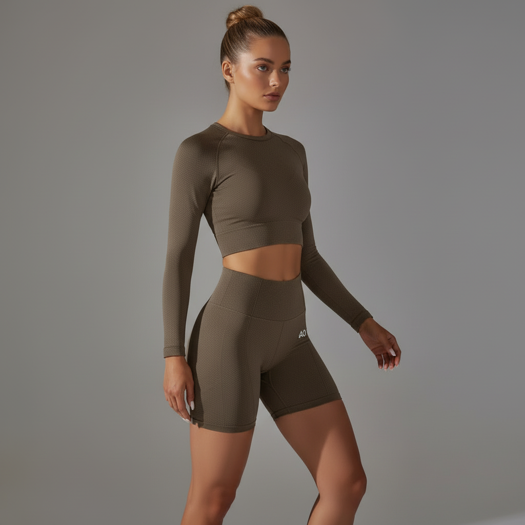 Three-quarter view - Olive khaki set