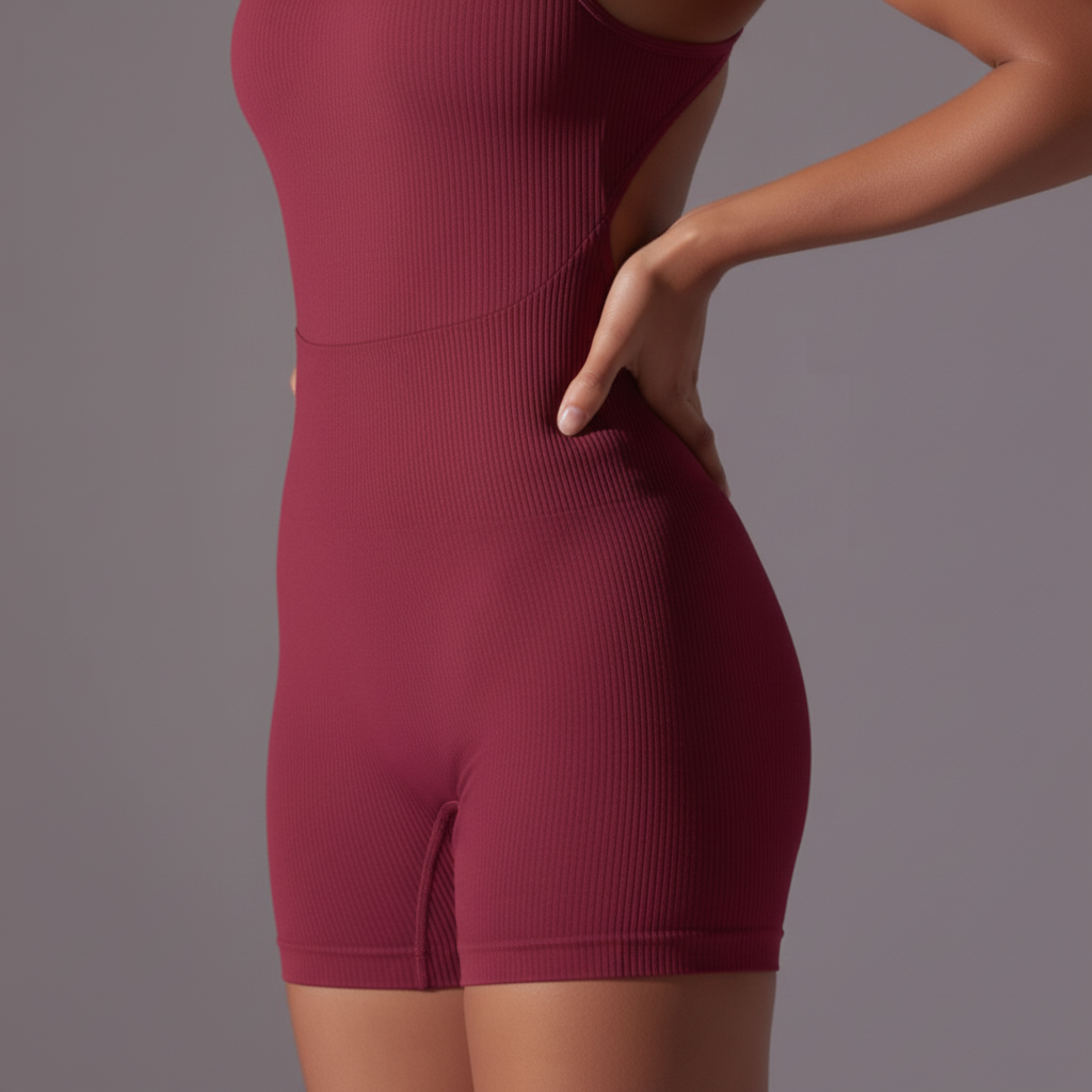 Waistband and fabric detail