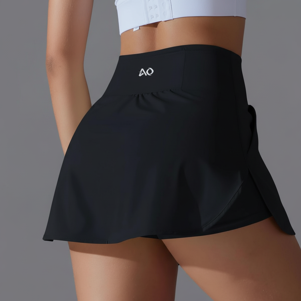 Waistband and pleating detail